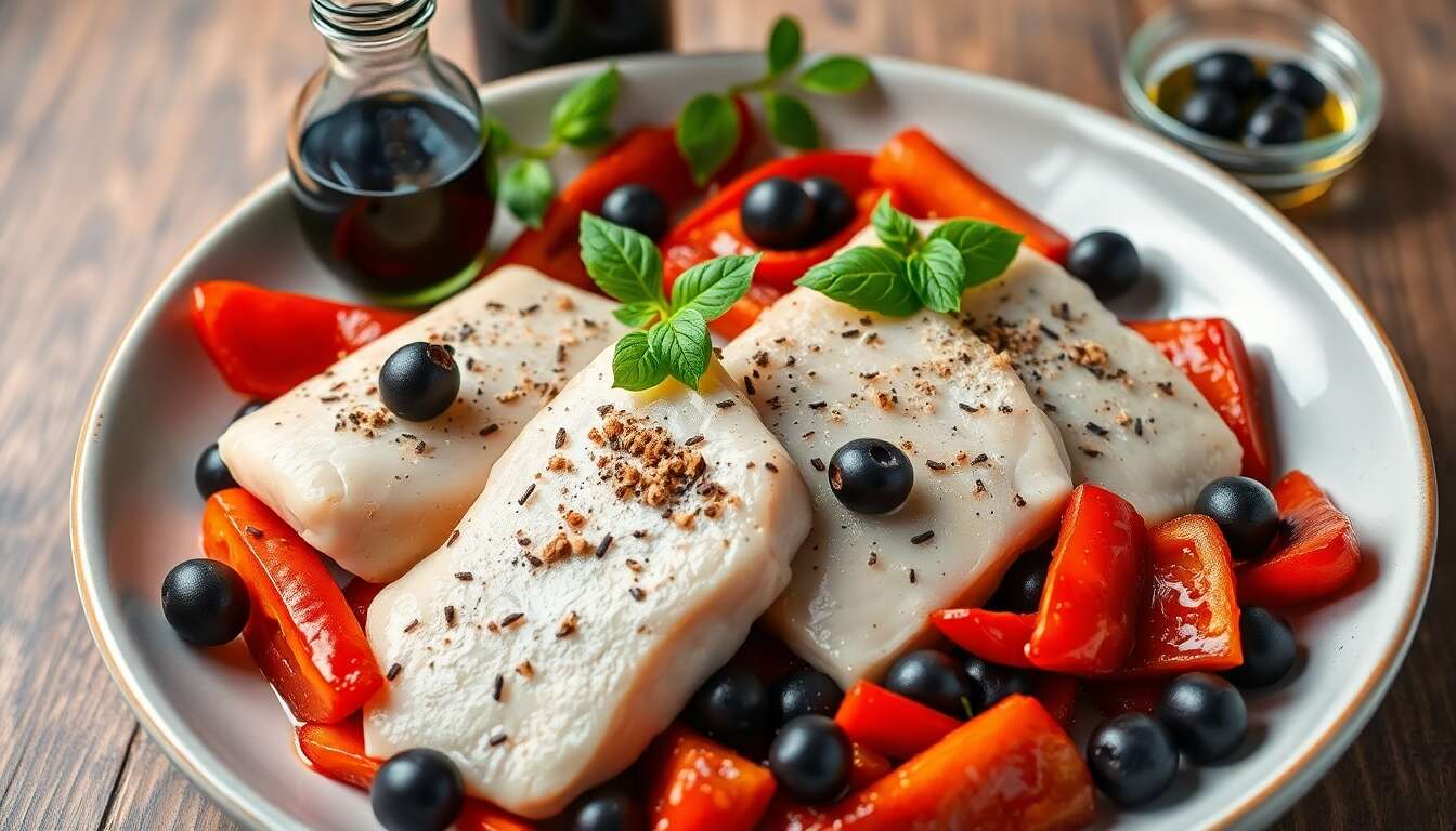 Salade de raie aux poivrons : délice frais et coloré