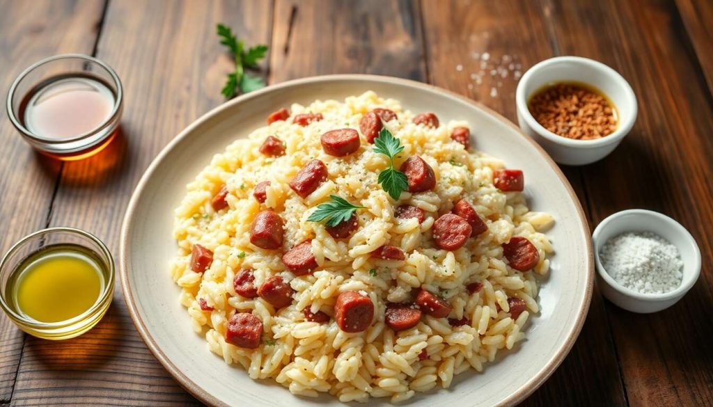 Risotto à la saucisse au Cookeo : recette facile et savoureuse