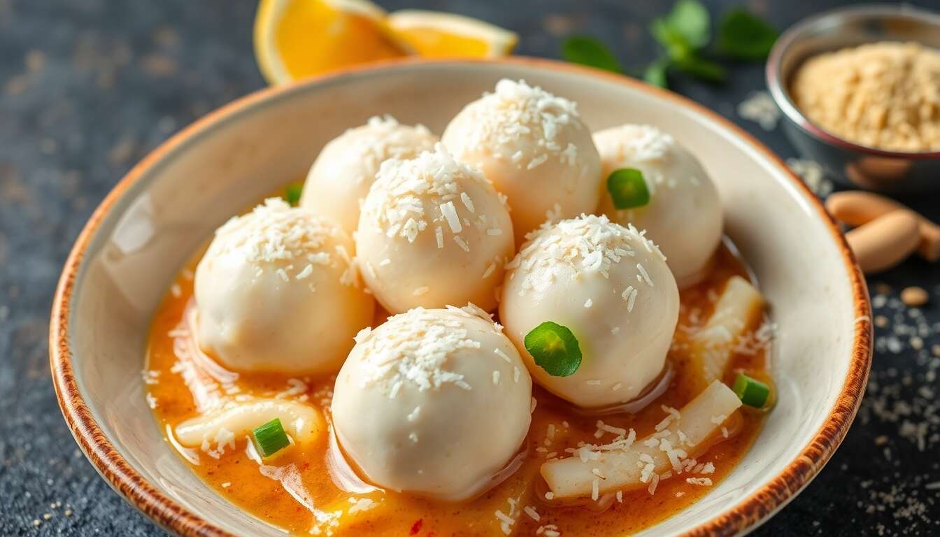 Boulettes de poisson à la noix de coco : une recette indonésienne savoureuse