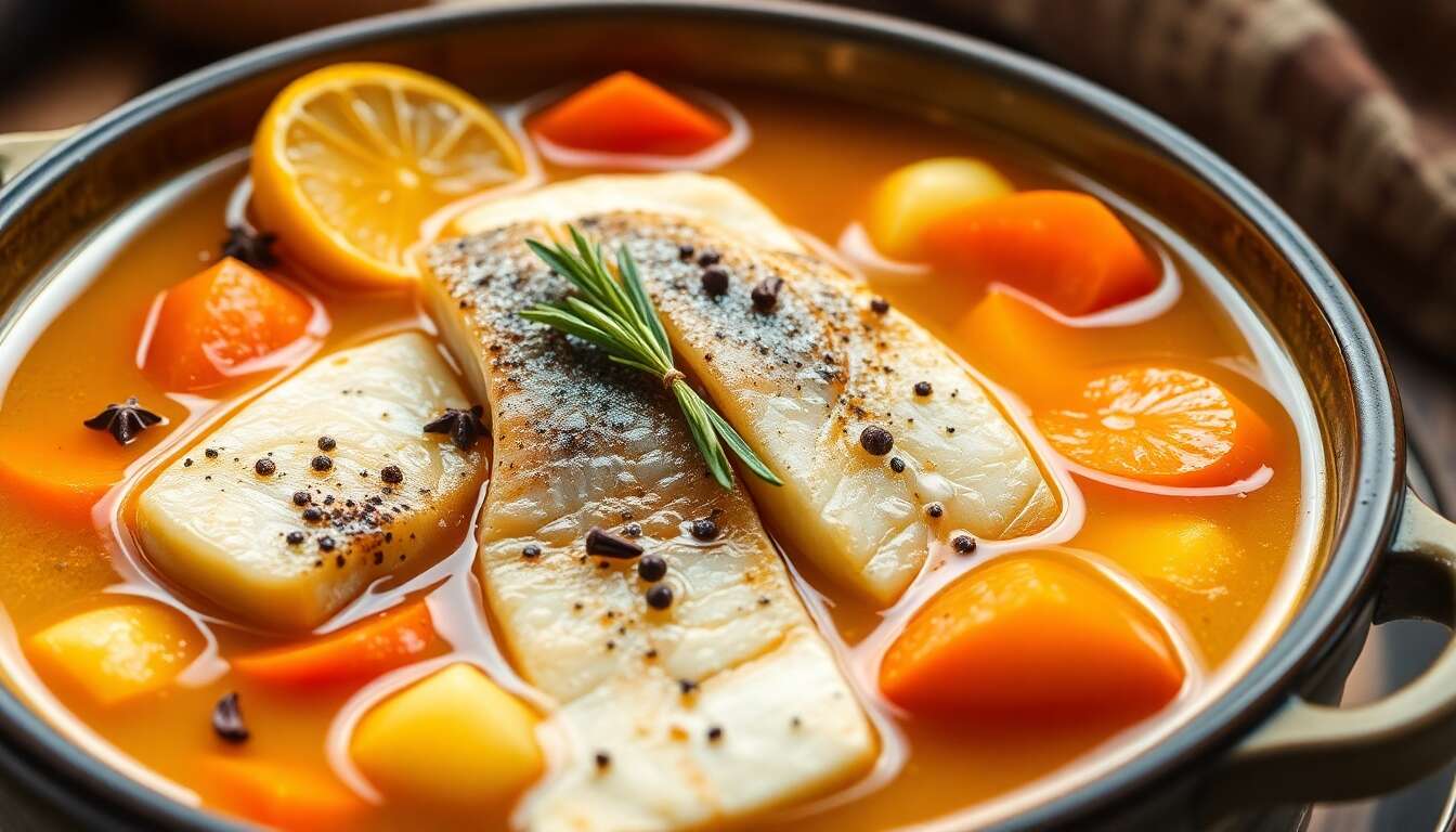 Recette Pot-au-feu de Poisson Savoureux