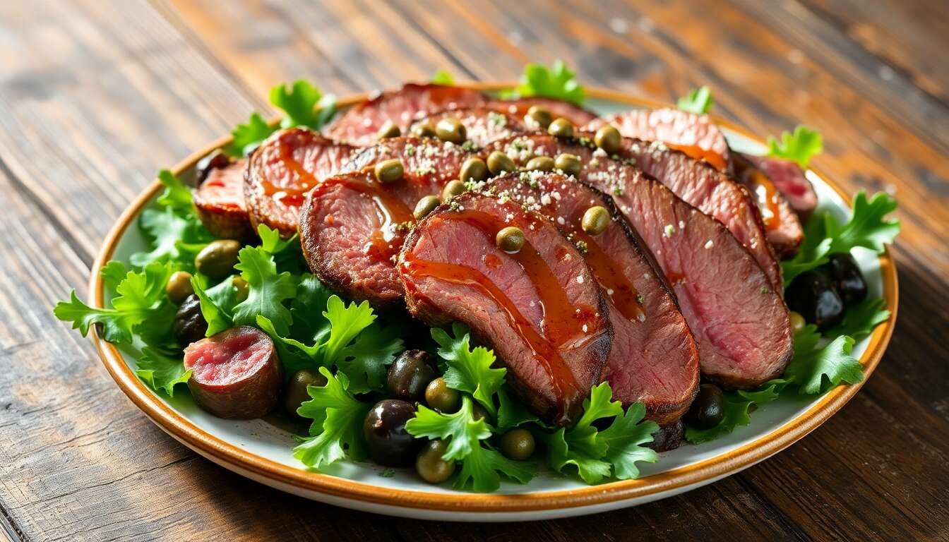 Salade de paleron de bœuf : recette savoureuse