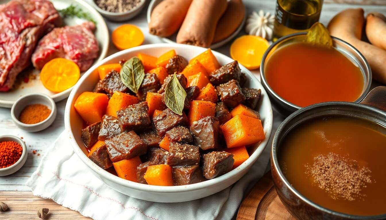 Bœuf aux patates douces : une recette savoureuse