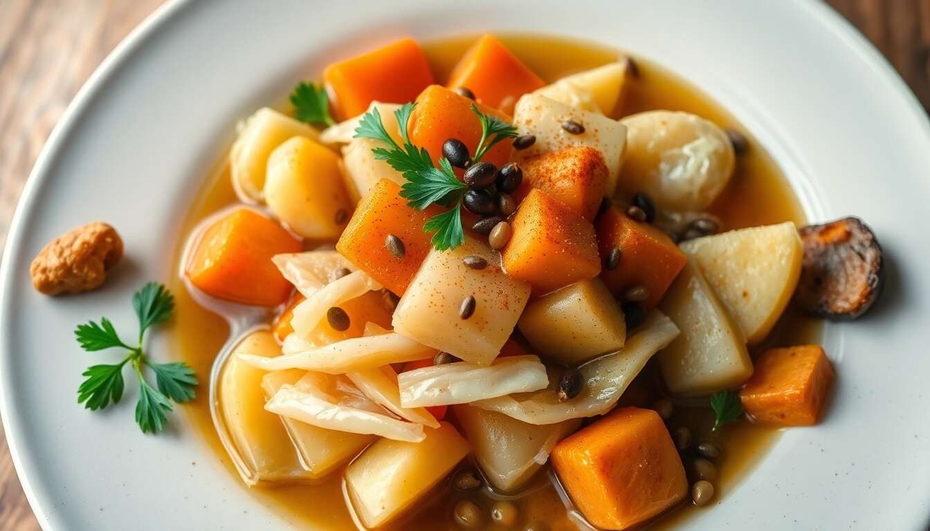 Choucroute végétarienne savoureuse : recette facile