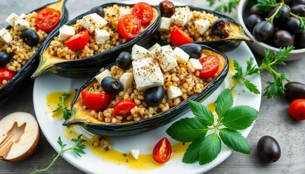 Aubergines Farcies Végétariennes : recette Savoureuse