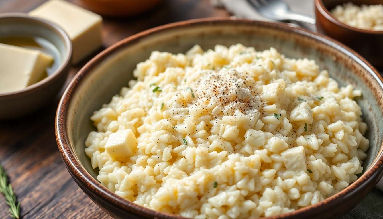 Risotto crémeux au Gorgonzola : recette facile et savoureuse