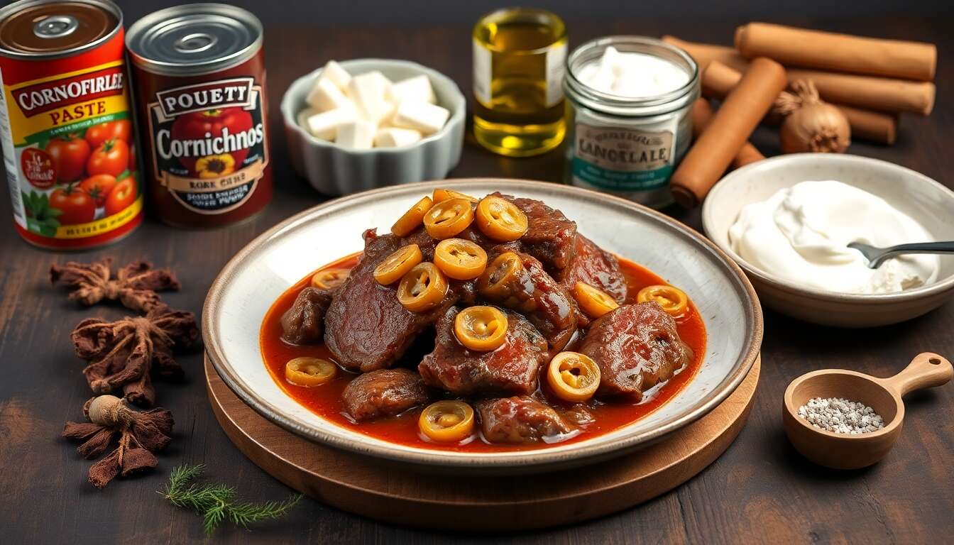 Boeuf à la russe : recette authentique de Véronique