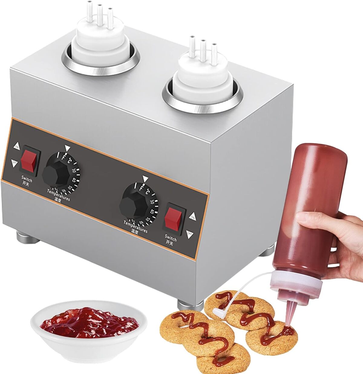 Test du réchauffeur distributeur de sauce électrique