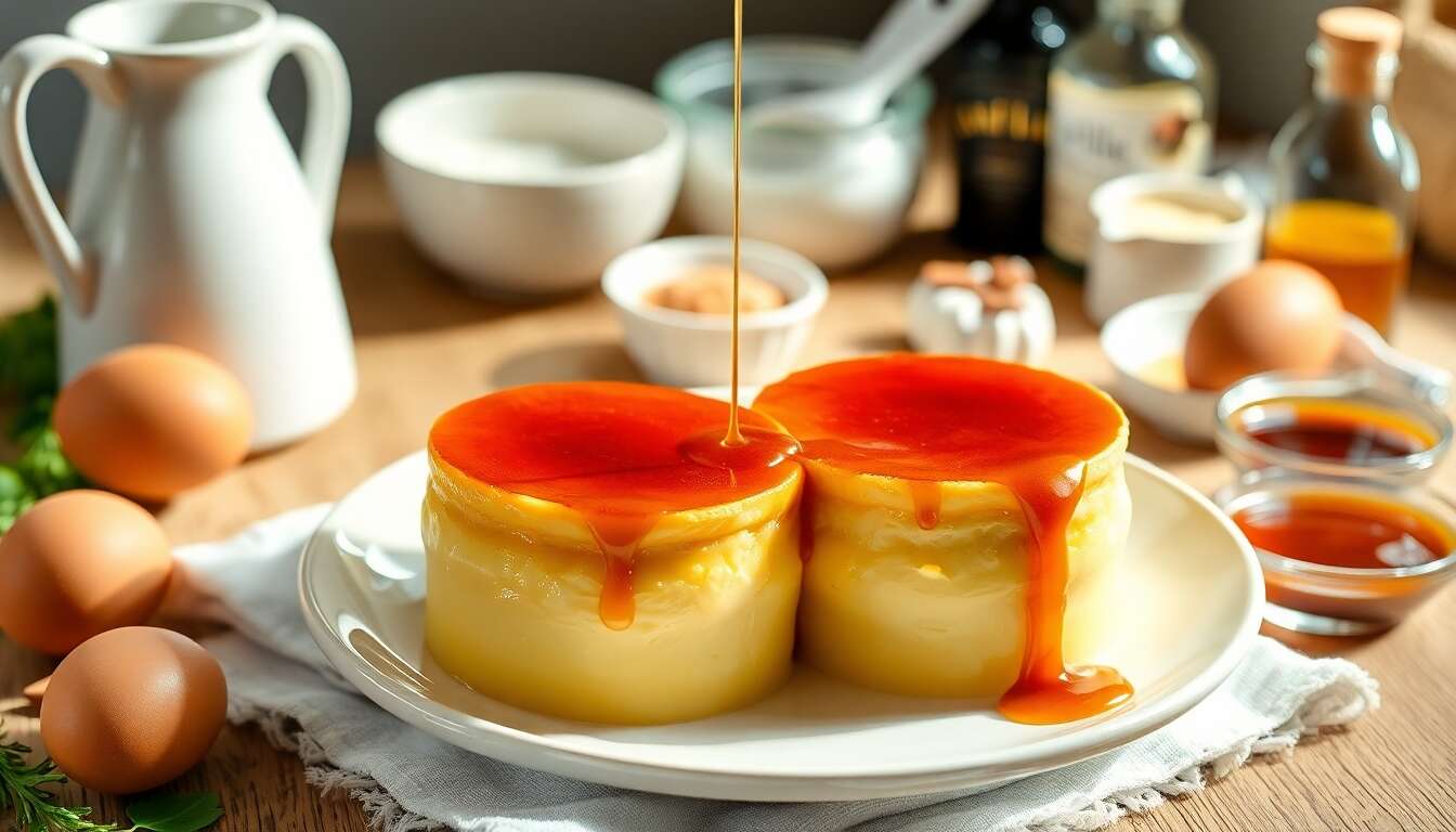 Recette de flans à la crème de grand-mère : un dessert savoureux