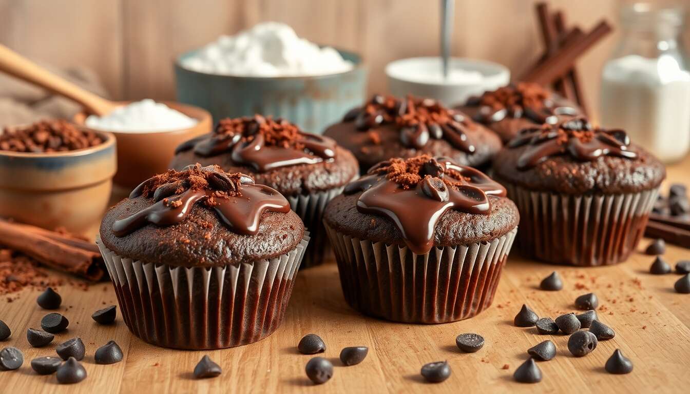 Muffins au Chocolat Moelleux : recette Facile et Rapide
