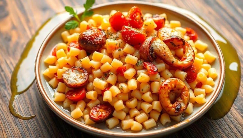 Poulpe aux petites pâtes : une recette savoureuse et simple