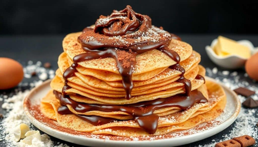 Crêpes au chocolat : recette gourmande et facile