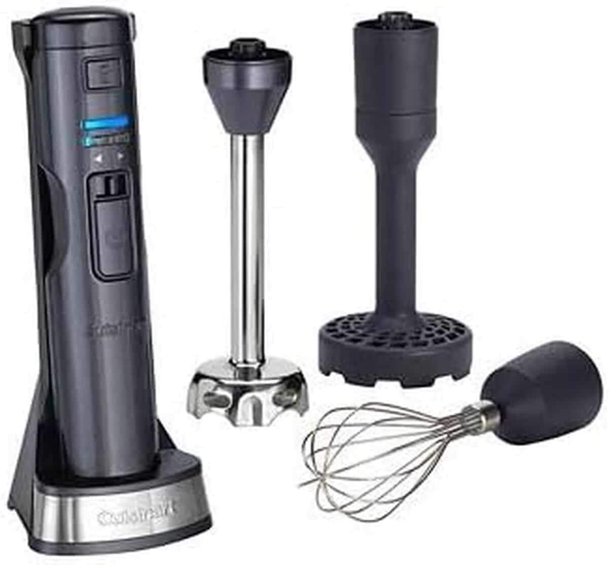 Test du mixeur plongeant sans fil Cuisinart CSB300BU