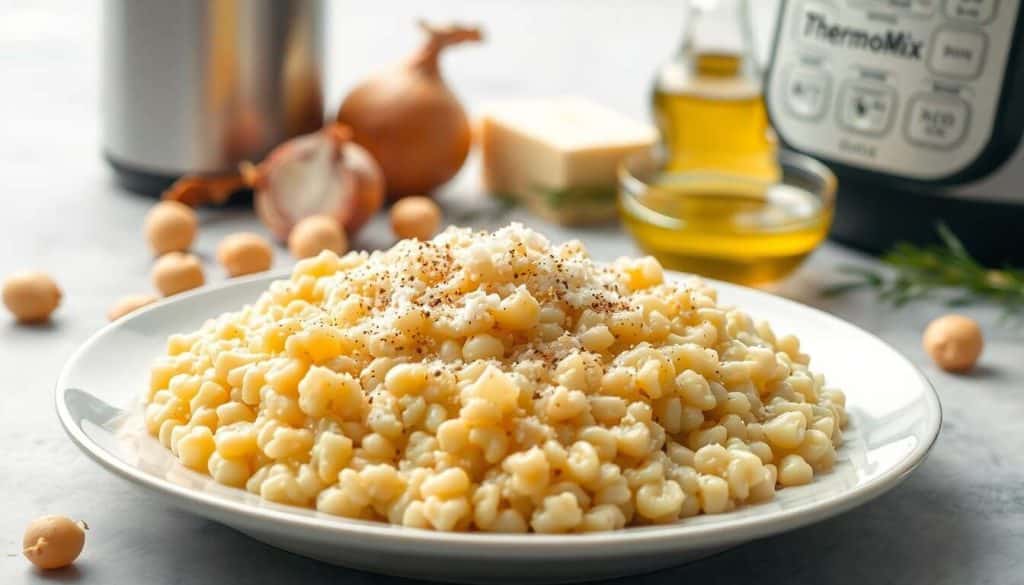 Risotto de crozets au Thermomix : recette facile et savoureuse