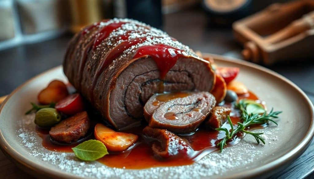 Roulade de boeuf : recette et sauce Oxtail savoureuse