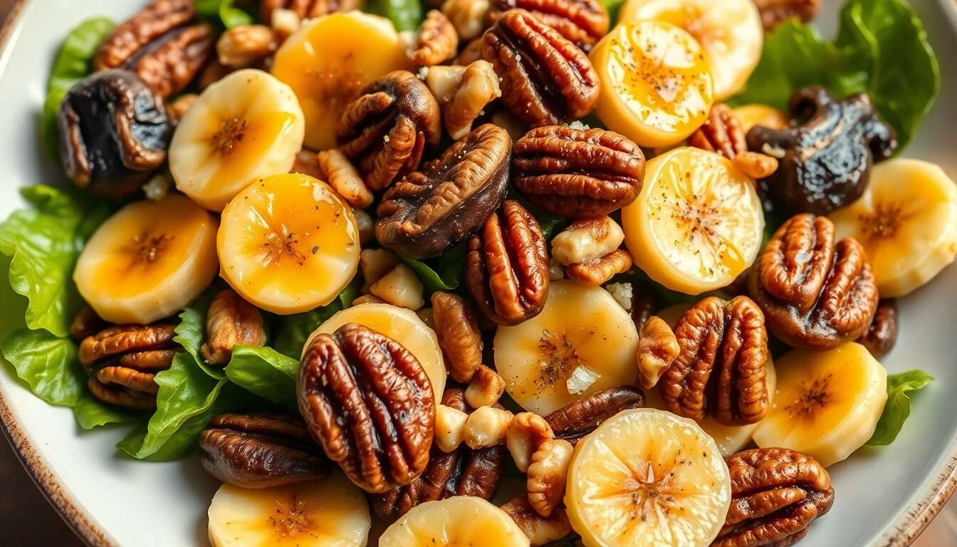 Salade banane champignons : une recette surprenante et savoureuse