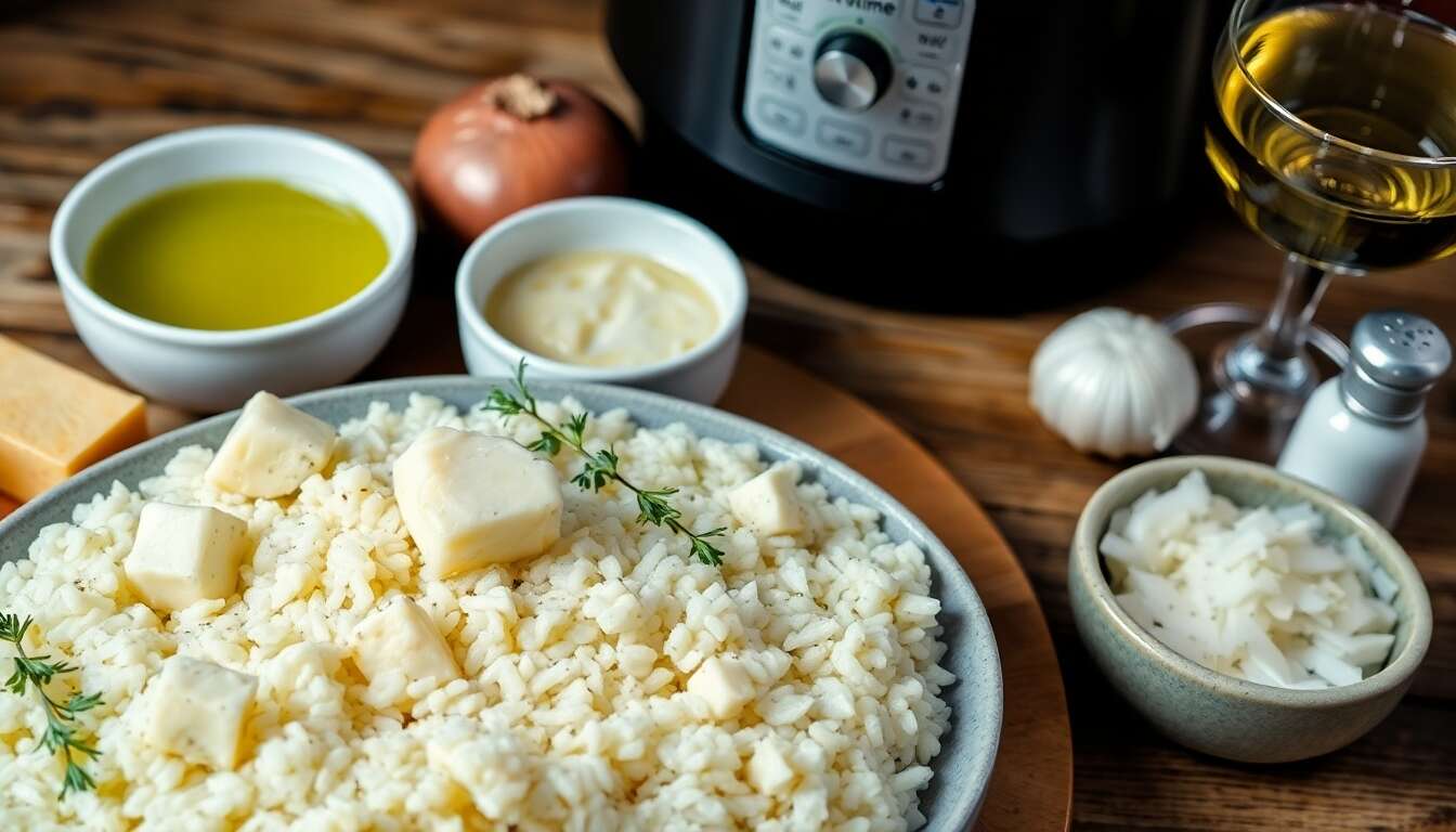 Risotto crémeux au Gorgonzola avec Thermomix