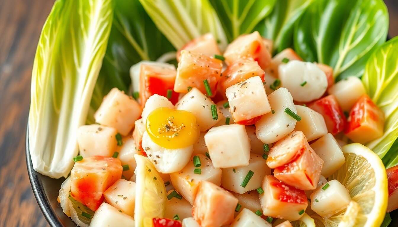 Salade de fruits de mer aux endives : une recette savoureuse et légère