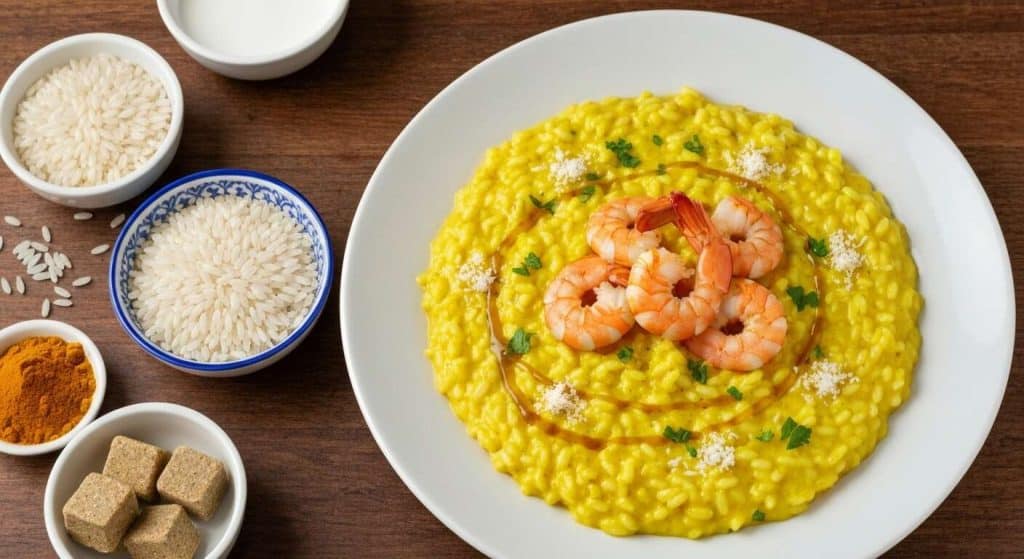 Risotto de crevettes au curry : recette savoureuse et facile
