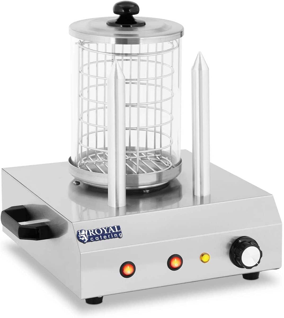 Test : royal Catering RCHW-350-2, l'appareil à hot-dog professionnel