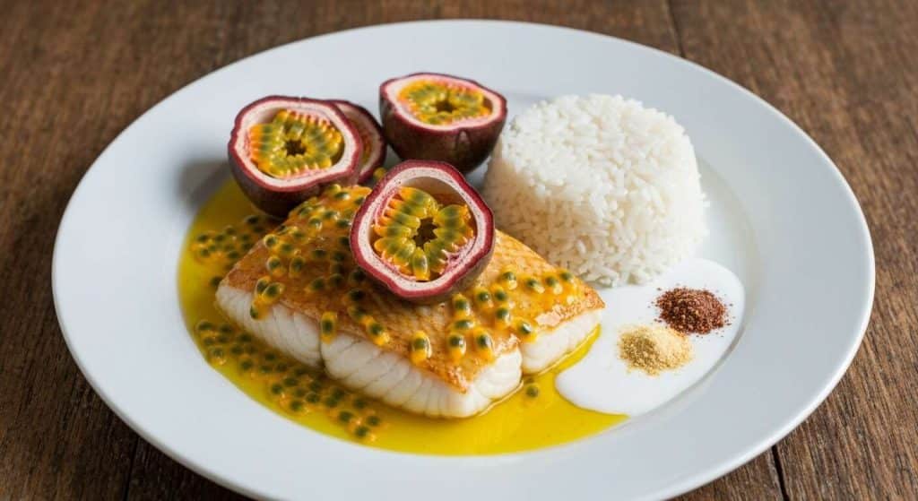 Poisson blanc au fruit de la passion : recette exotique et savoureuse