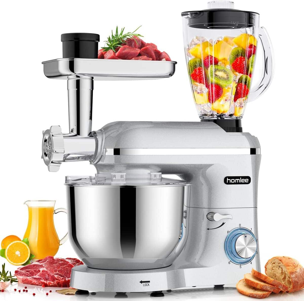 Test du robot multifonctions Homlee 1800W : pâtissier et blender à l'essai