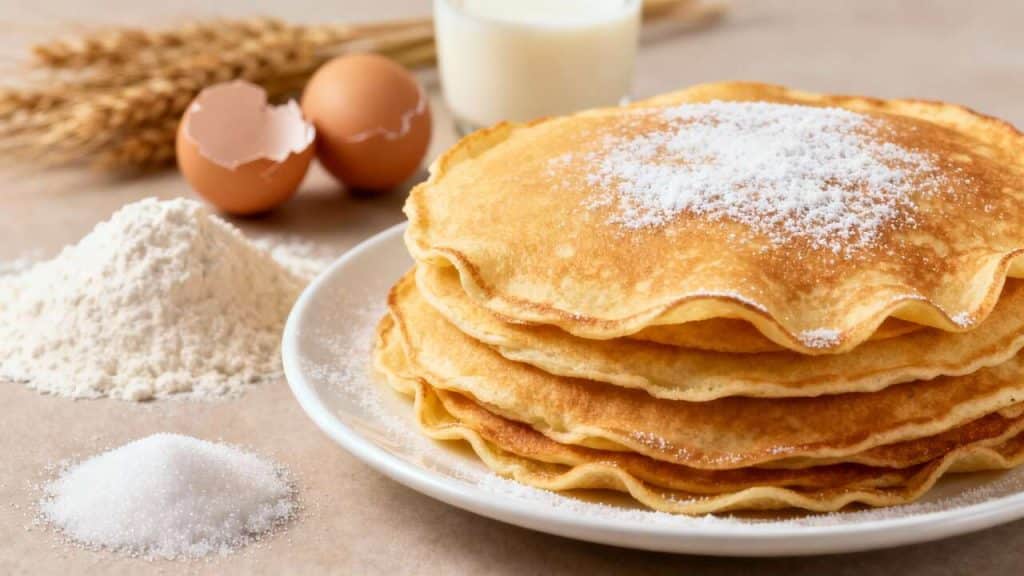 Recette de magnifiques crêpes moelleuses