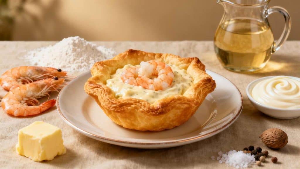 Bouchées à la reine aux crevettes : recette facile et savoureuse