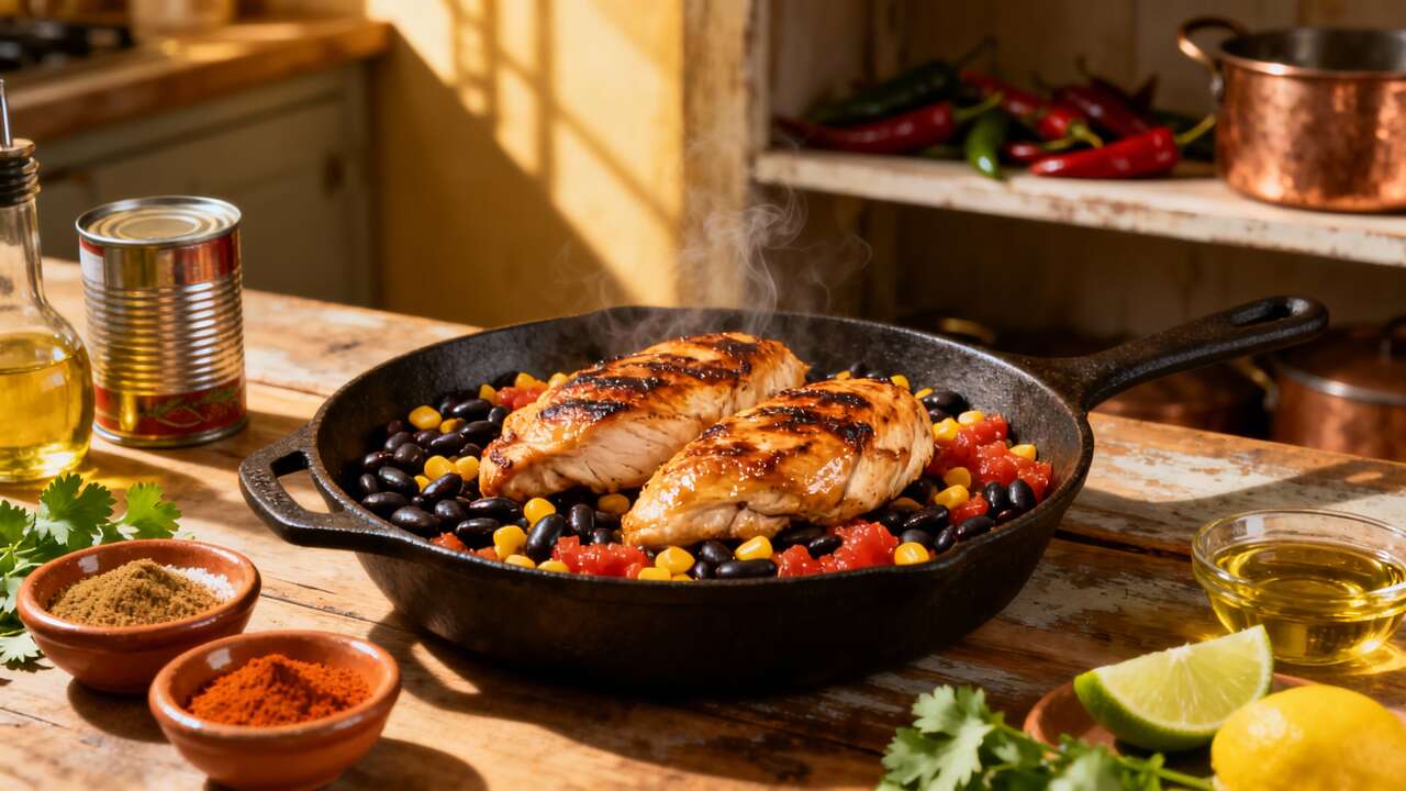 Recette de poulet mexicain savoureuse et facile