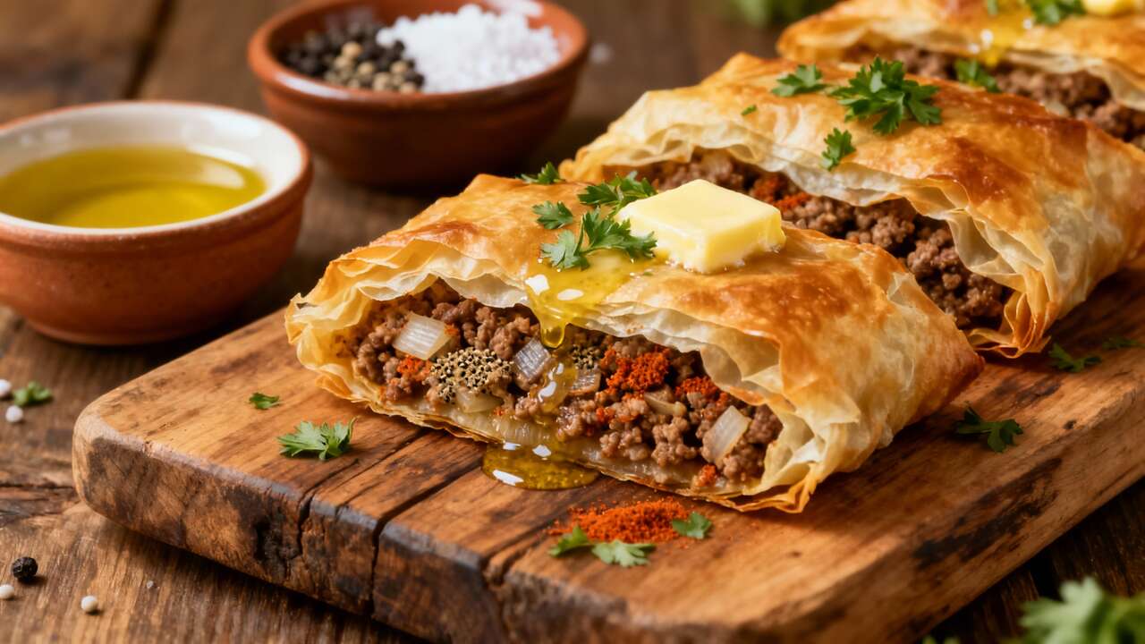 Böreks à la viande : recette savoureuse et facile