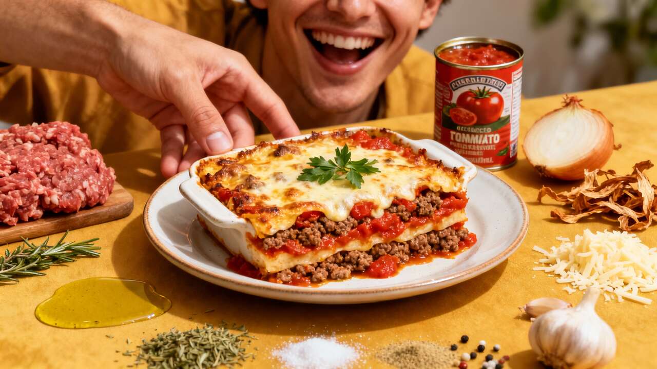 Gratin de bœuf haché à la tomate : recette savoureuse et facile