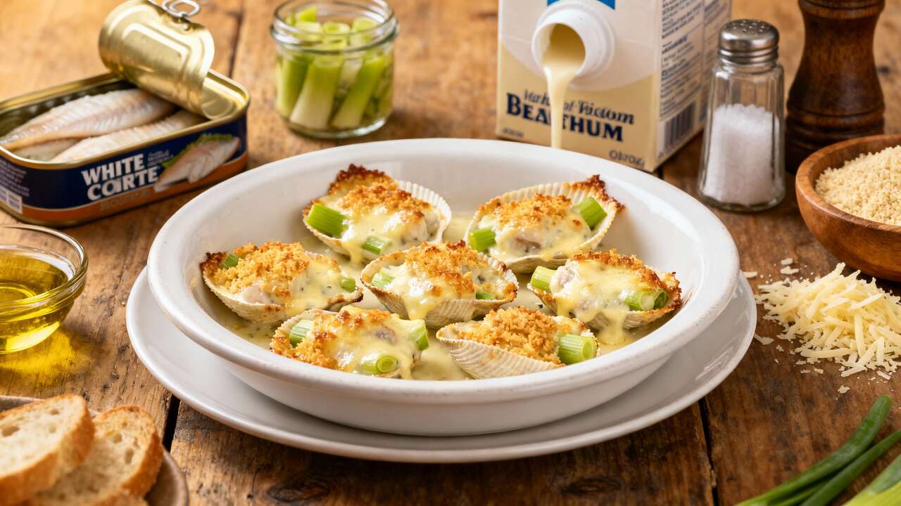 Coquilles de poisson gratinées aux poireaux : une recette savoureuse