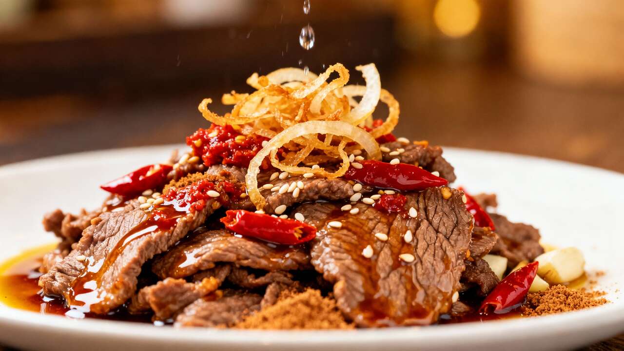 Bœuf sauté épicé : recette express