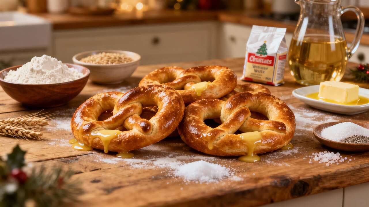 Bretzels de Noël faits maison : la recette facile