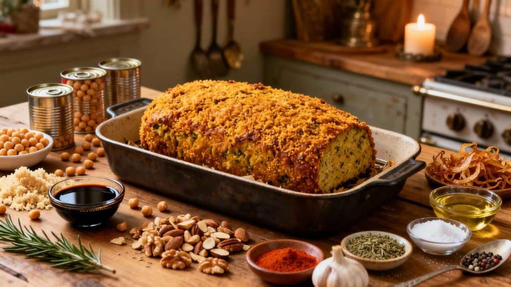 Rôti de Noël Végétarien Économique : recette Savoureuse