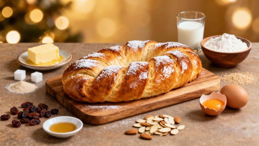 Tresse de Noël : recette facile et gourmande