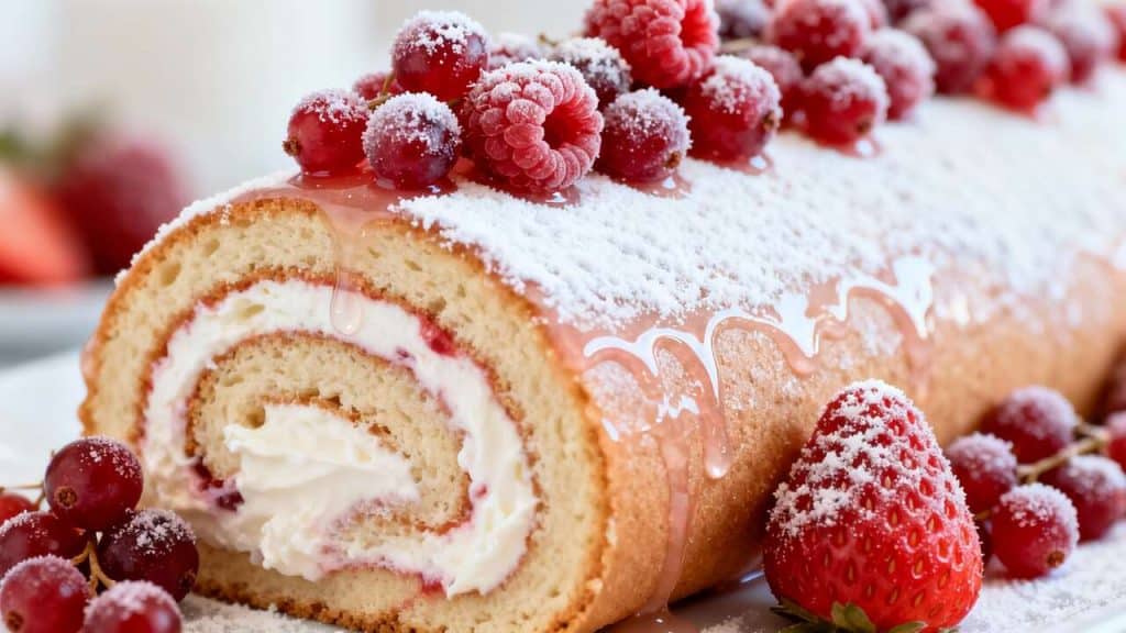 Bûche aux fruits rouges : recette gourmande et facile
