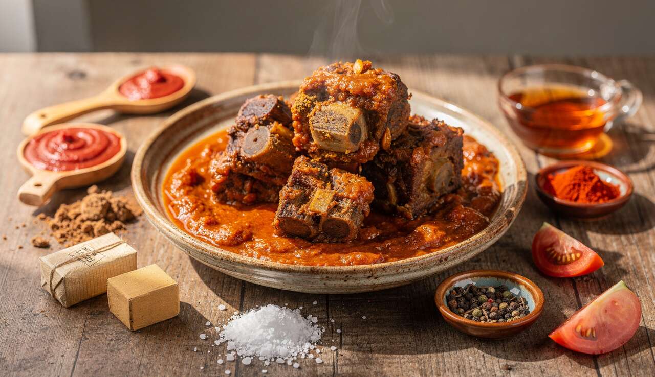 Recette de sauce graine à la queue de bœuf