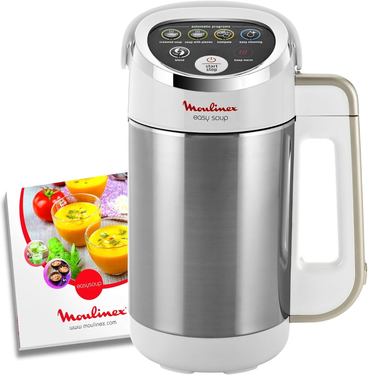 Test du Moulinex Easy Soup silver : blender chauffant polyvalent