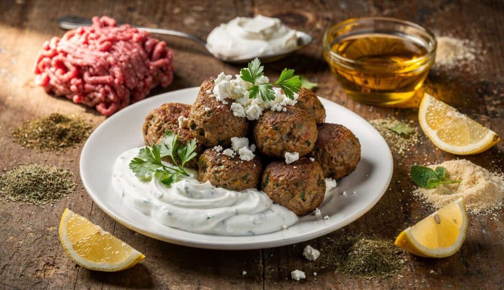 Boulettes de bœuf au tzatziki : recette facile et savoureuse