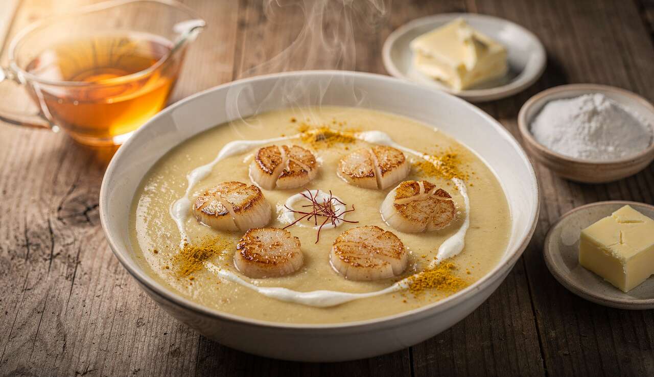 Recette du potage Billy aux pétoncles