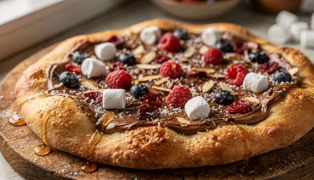 Recette de pizza sucrée originale et gourmande