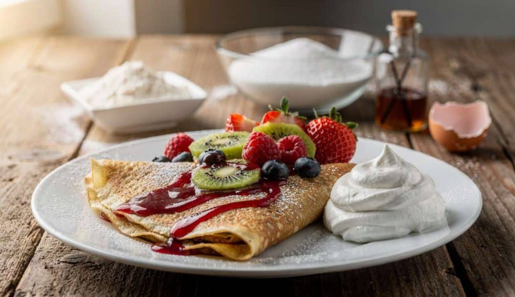 Crêpe Douceur de Lait aux Fruits de Saison : recette Savoureuse