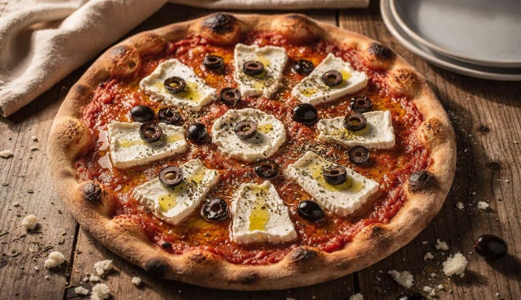 Recette de pizza au chèvre maison