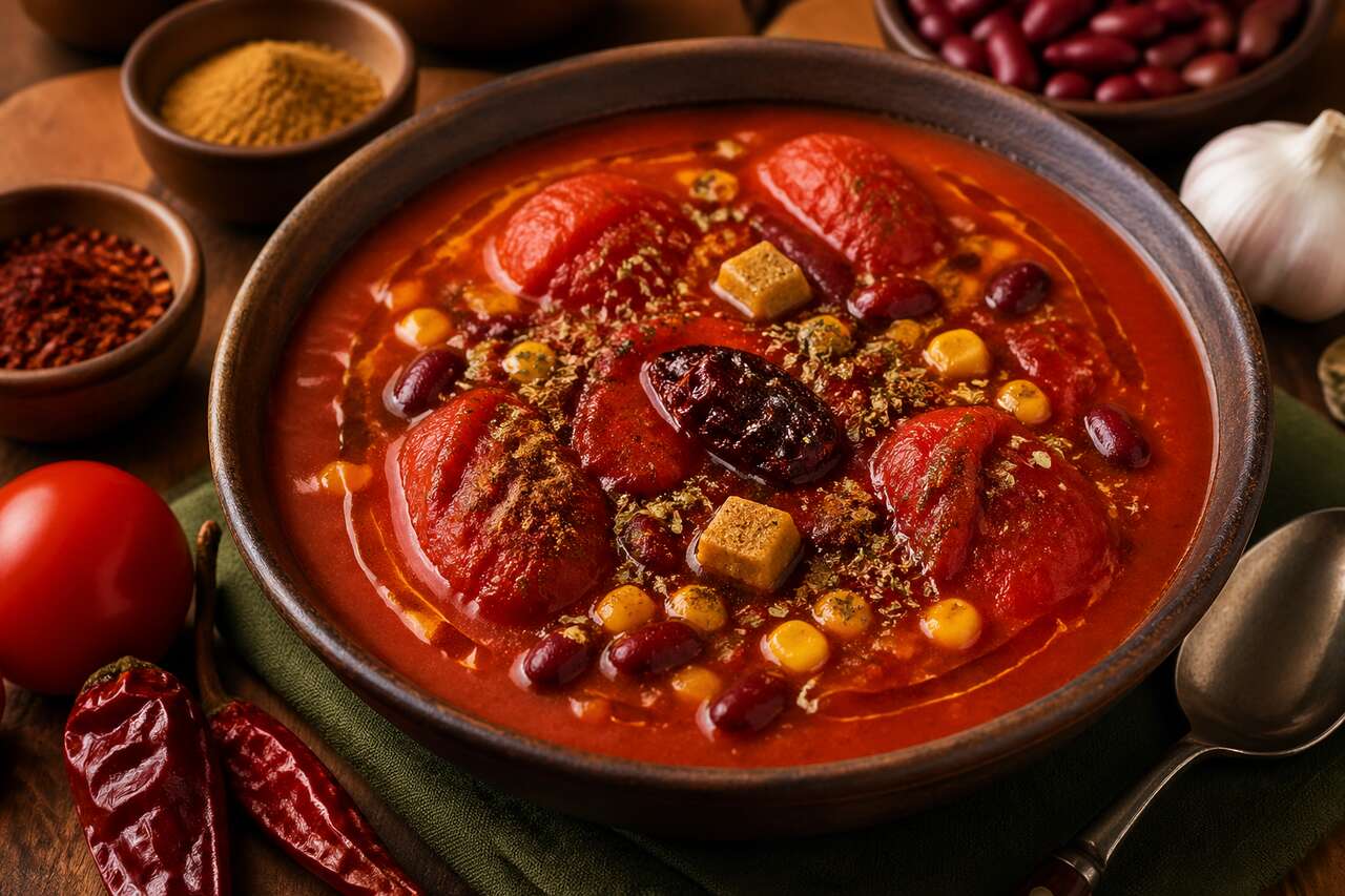Recette de soupe mexicaine à la tomate facile et savoureuse