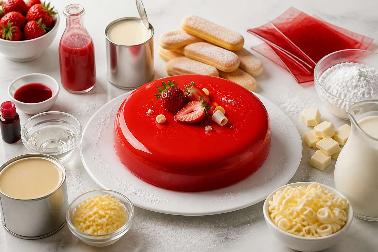 Recette du miroir aux fraises : un dessert élégant et fruité