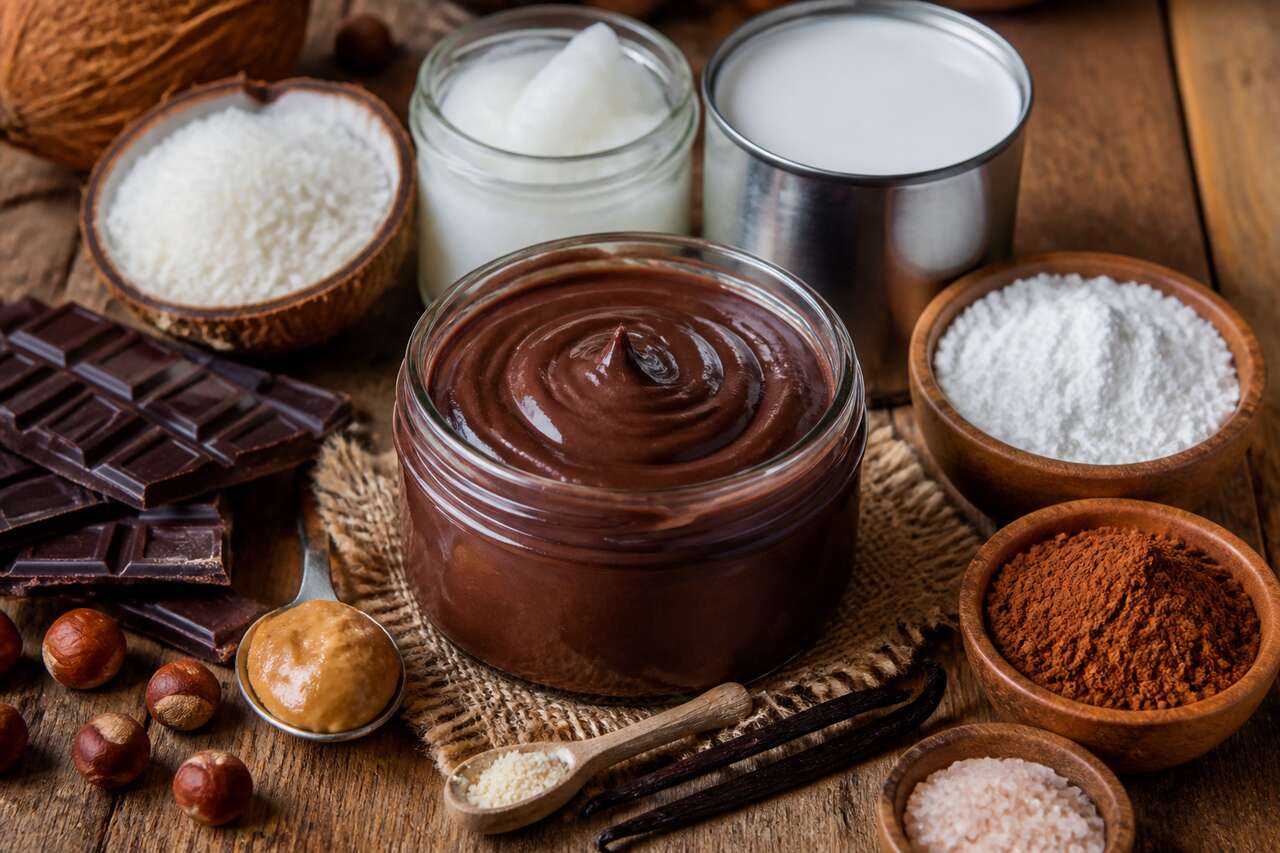 Recette de pâte à tartiner au chocolat et à la noix de coco
