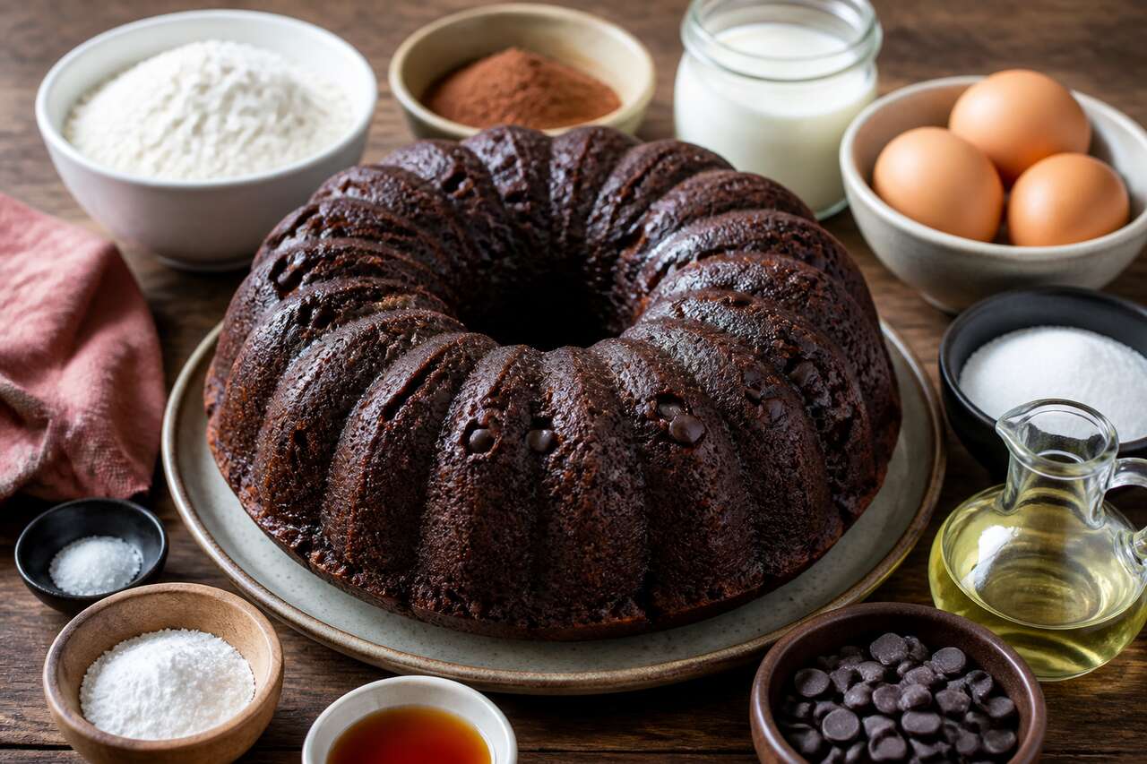 Recette du gâteau au yaourt et au chocolat