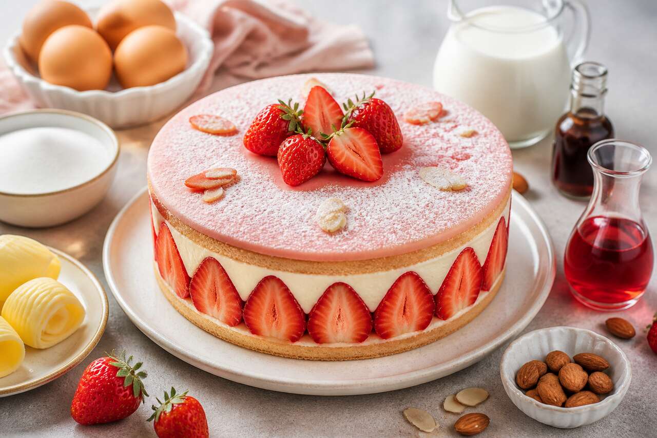 Recette du fraisier : le gâteau incontournable aux fraises fraîches