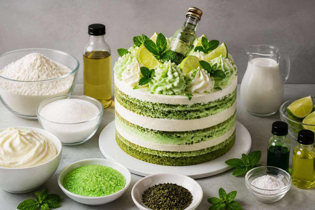 Recette du layer cake façon mojito
