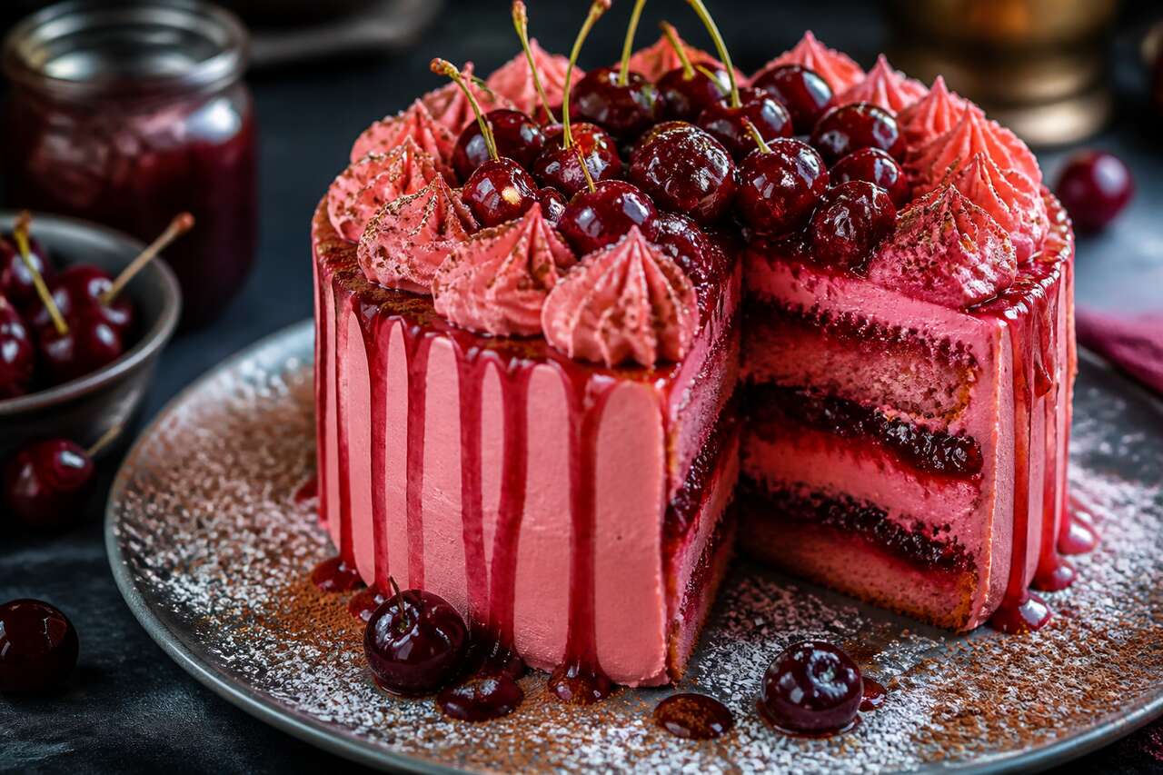Recette du layer cake aux cerises